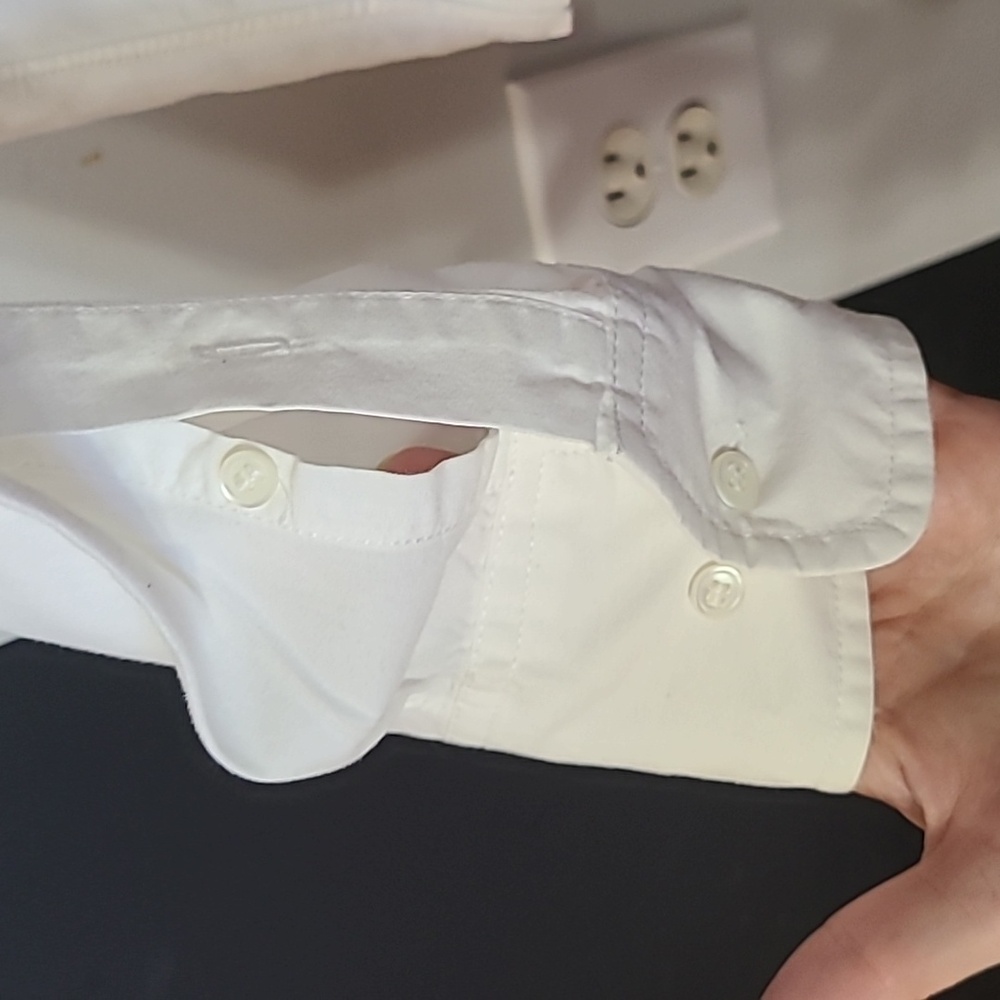 Boyfriend Shirt By J. Crew Crisp White Cotton Button-Up Shirt Size Extra Small - Picture 5 of 7